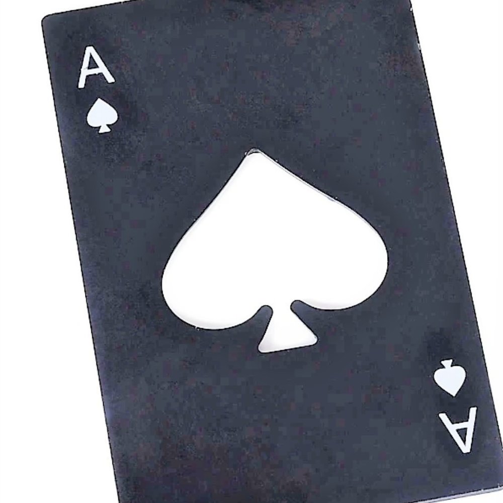Ace of Spade Bottle Opener